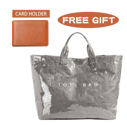Tote Bag for Women – 9 Colors, PVC, for Travel & Work – detail view 2