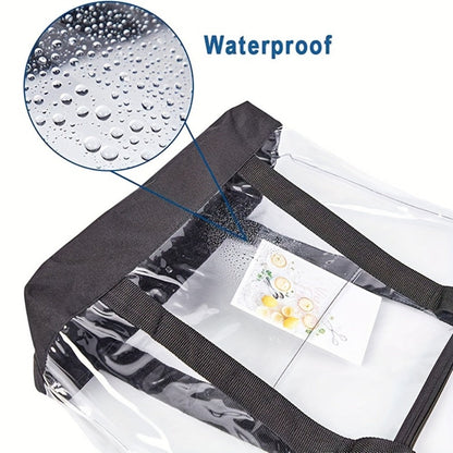 Tote Bag for Women – PVC, Clear, Transparent, for Travel – detail view 2