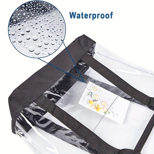 Tote Bag for Women – PVC, Clear, Transparent, for Travel – detail view 2