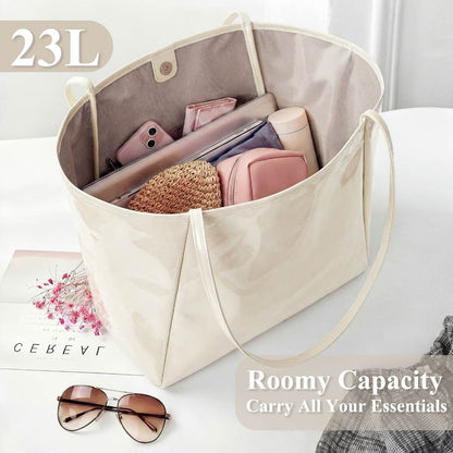 Tote Bag for Women – PVC, Large Capacity, for Travel & Work – detail view 9