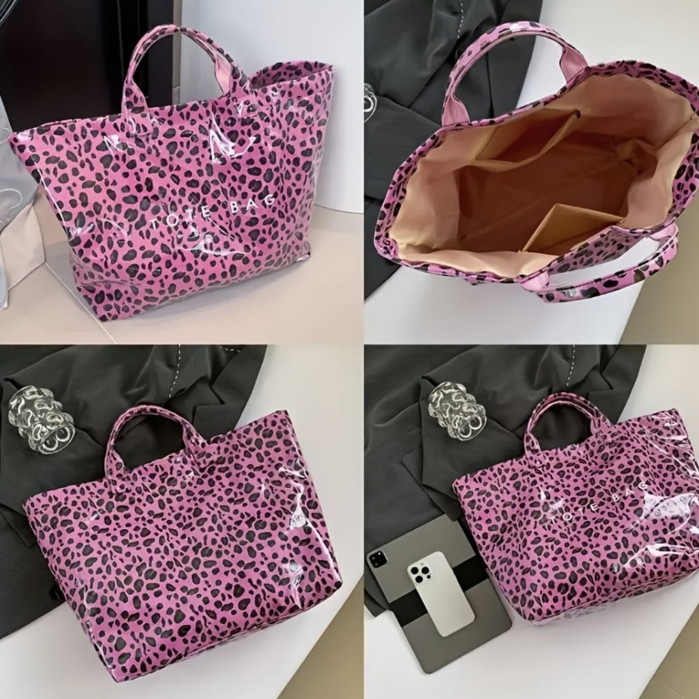 Tote Bag for Women – PVC, Large Capacity, Waterproof, for Travel & Work – detail view 9