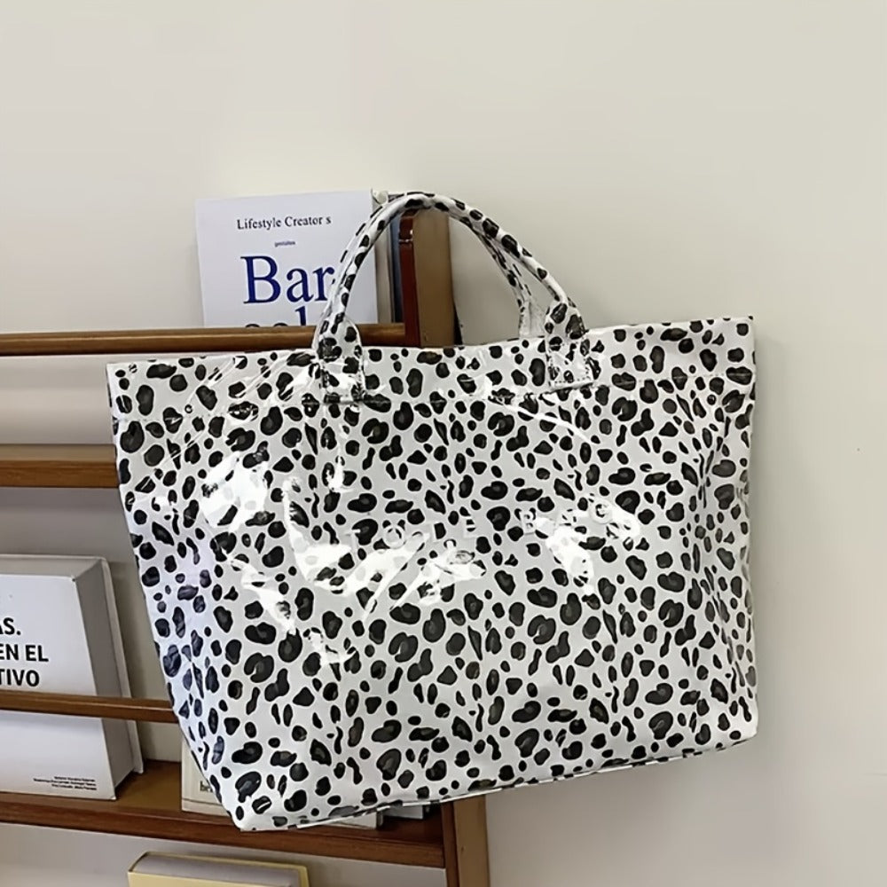Tote Bag for Women – PVC, Large Capacity, Waterproof, for Travel & Work – detail view 6