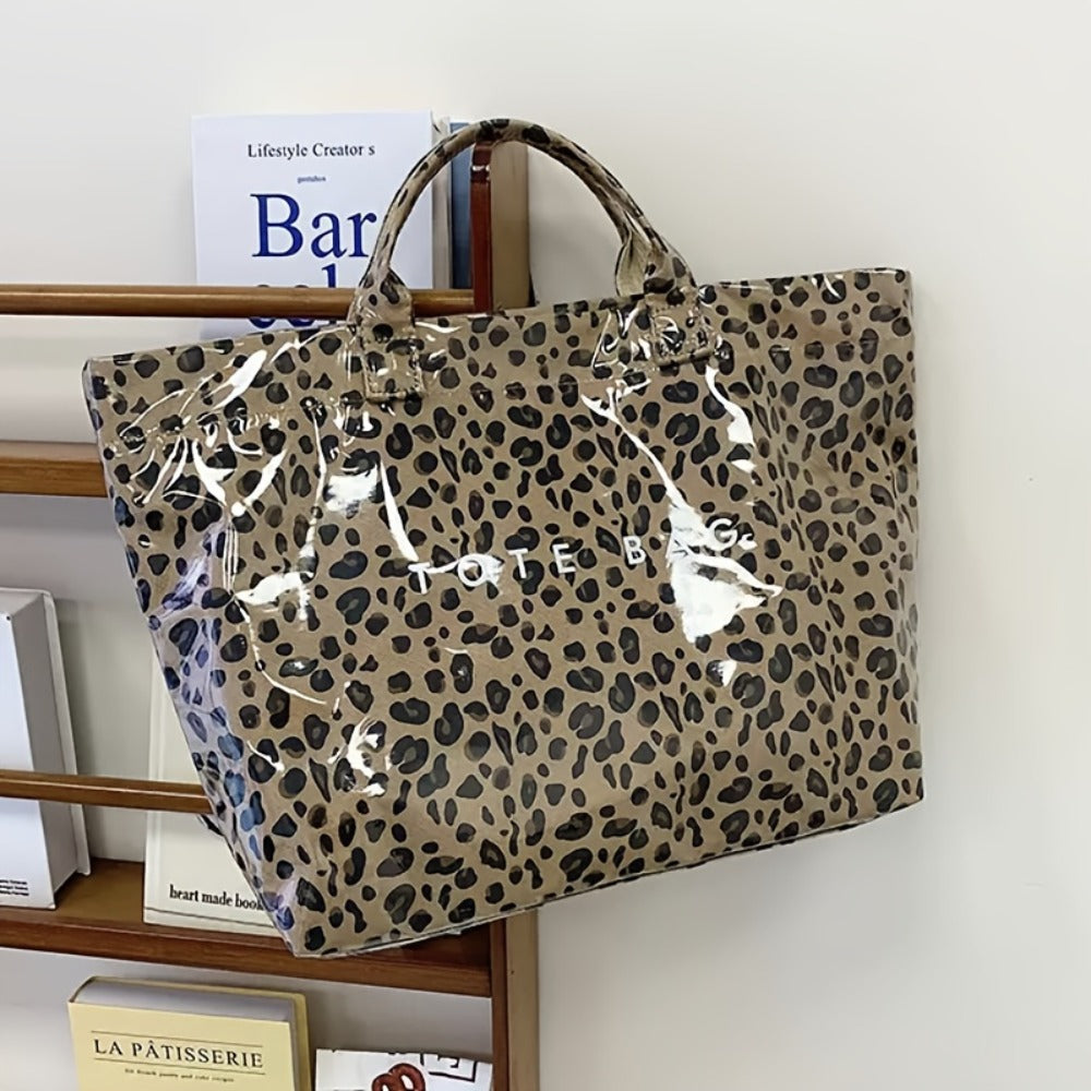 Tote Bag for Women – PVC, Large Capacity, Waterproof, for Travel & Work – detail view 8