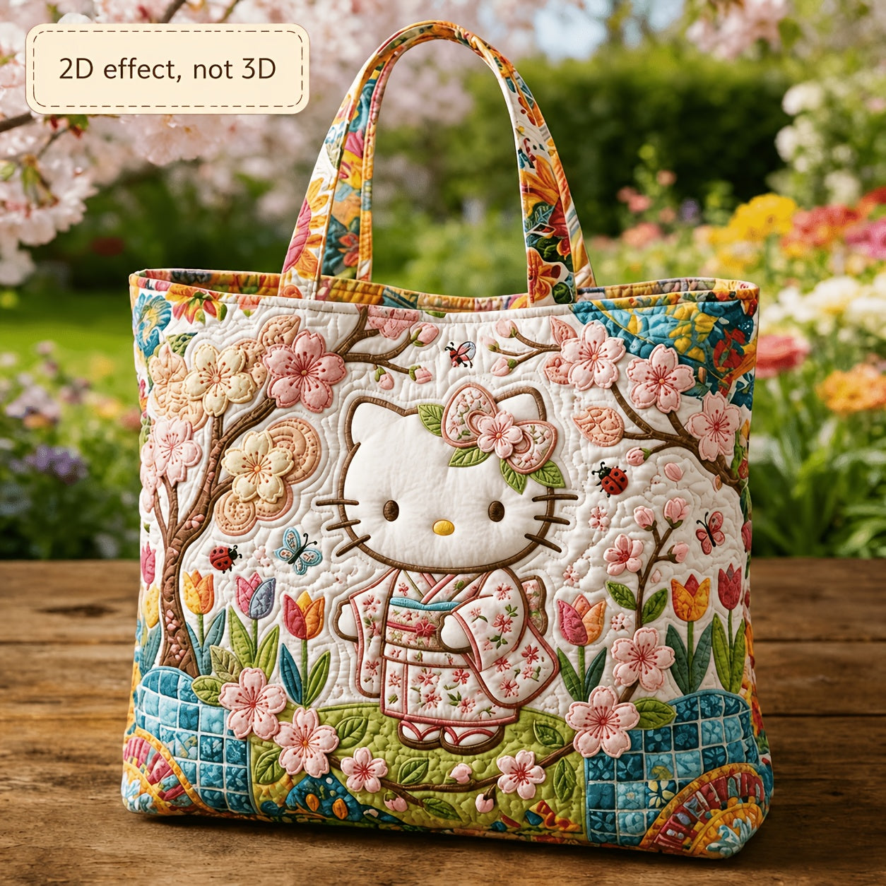Tote Bag for Women – Quilted, Large Capacity, for Travel & School – front view - product view 9