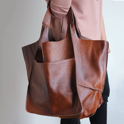 Tote Bag for Women – Retro Kiss Lock Spacious Soft – detail view 11