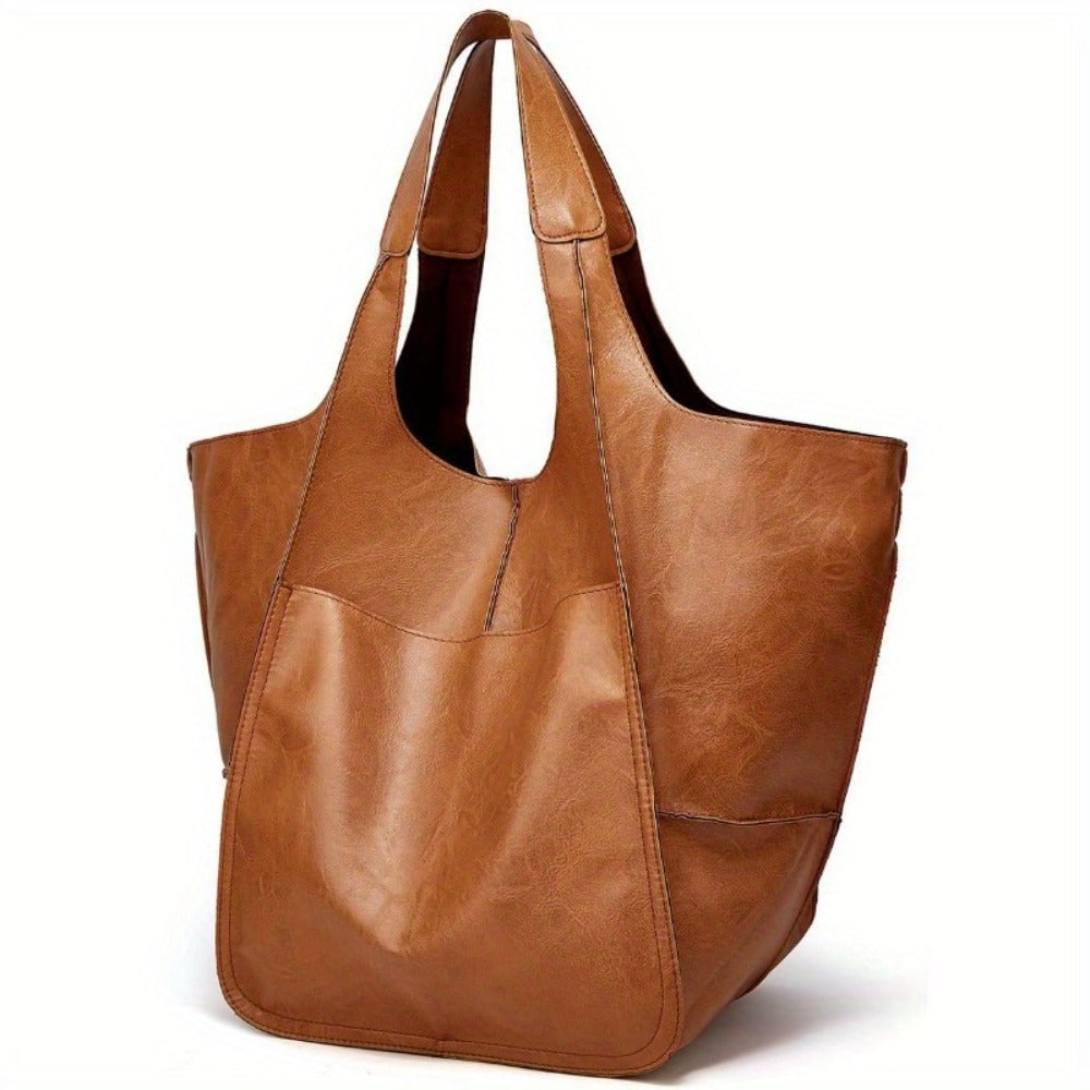 Tote Bag for Women – Retro Kiss Lock Spacious Soft – detail view 13
