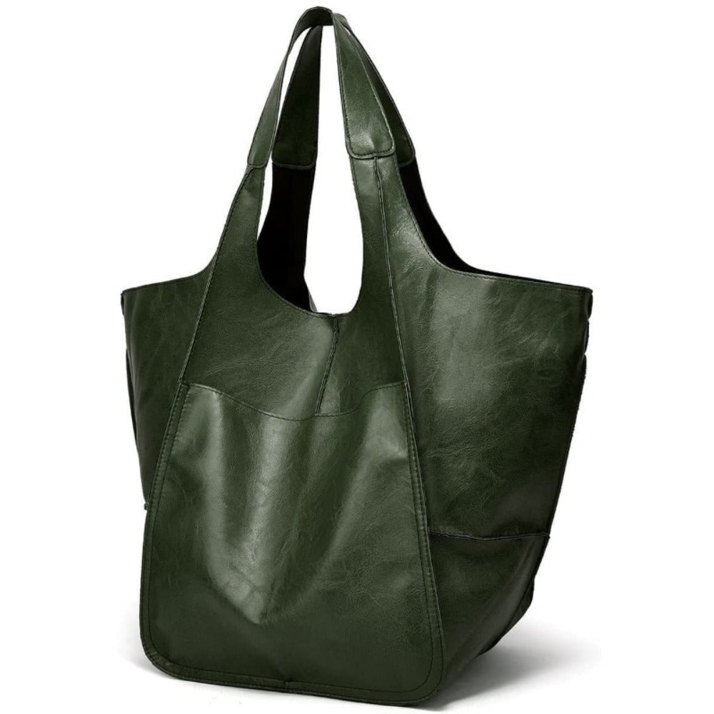 Tote Bag for Women – Retro Kiss Lock Spacious Soft – detail view 14