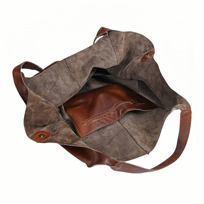 Tote Bag for Women – Retro Kiss Lock Spacious Soft – detail view 4