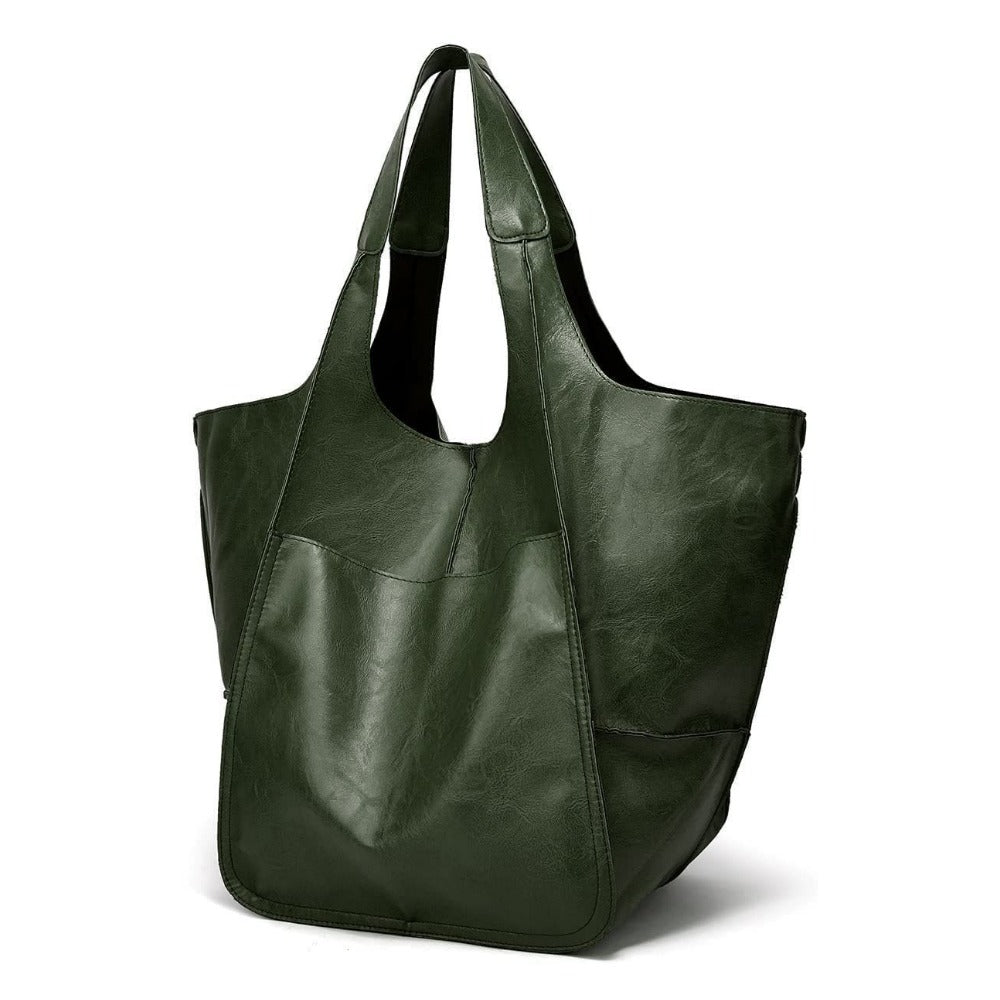 Tote Bag for Women – Retro Kiss Lock Spacious Soft – detail view 6