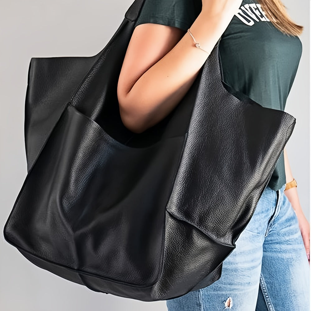 Tote Bag for Women – Retro Kiss Lock Spacious Soft – detail view 7