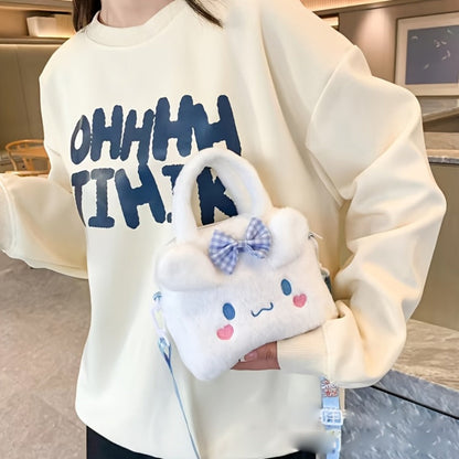 Tote Bag for Women – Sanrio Plush Kawaii Cinnamon Dog – detail view 6