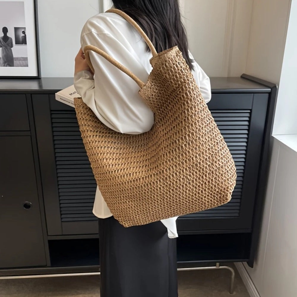Tote Bag for Women – Straw, Large Capacity – detail view 5