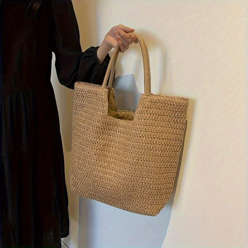 Tote Bag for Women – Straw, Large Capacity – detail view 7