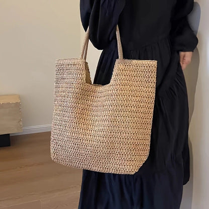 Tote Bag for Women – Straw, Large Capacity – detail view 8