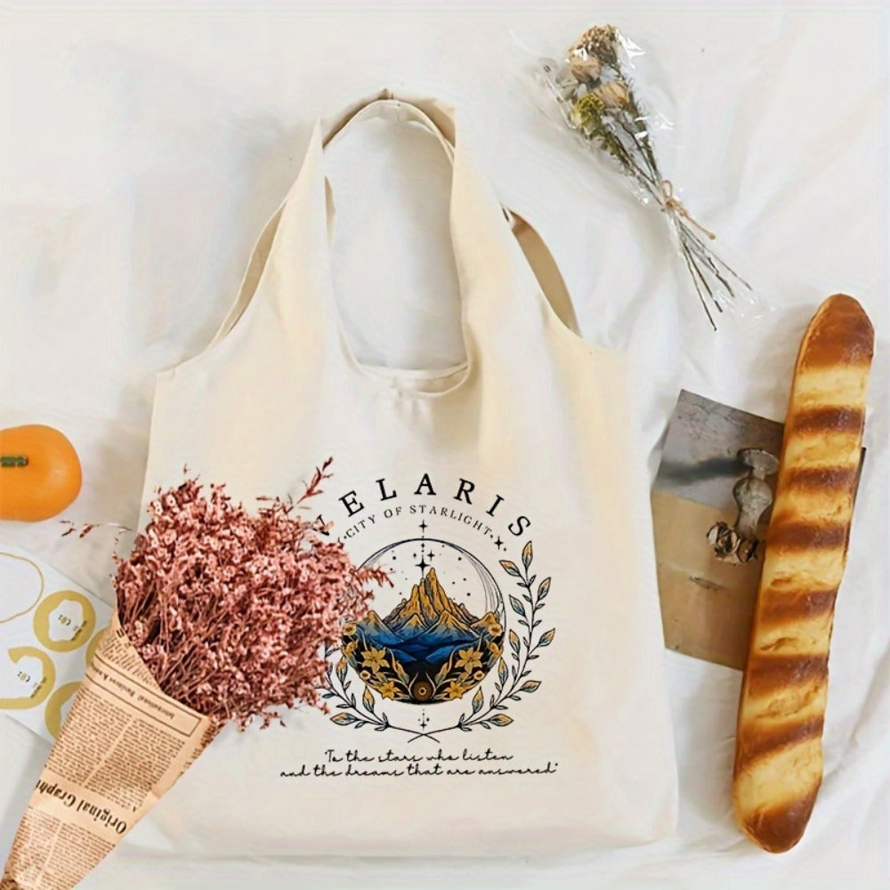 Tote Bag for Women – for Travel & Everyday Use, Acotar Book Lovers Harajuku Style – detail view 2