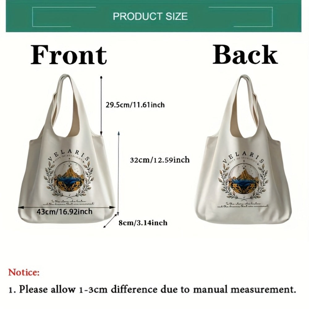 Tote Bag for Women – for Travel & Everyday Use, Acotar Book Lovers Harajuku Style – detail view 4