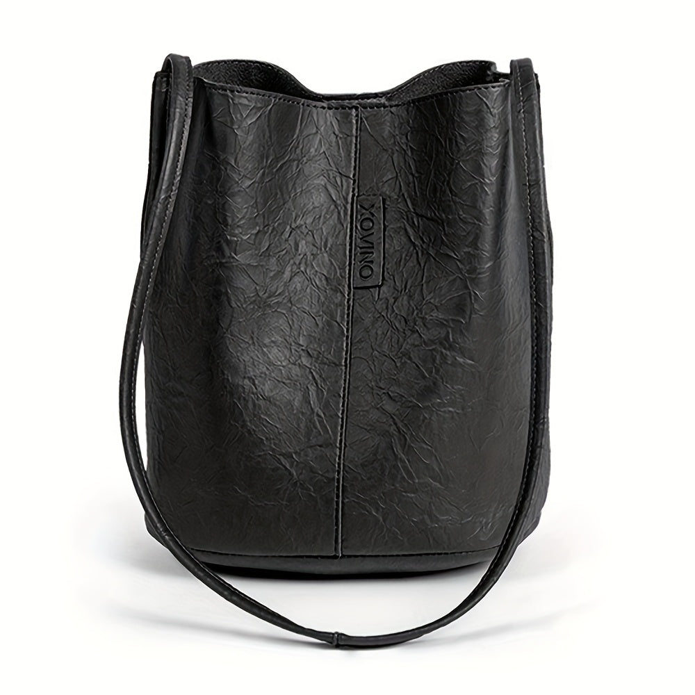 Tote Bag for Women – for Travel & Everyday Use, Bucket Versatile In Hobo Satchel – front view - product view 11