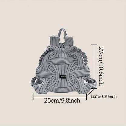 Tote Bag for Women – for Travel & Everyday Use, Knitted Top Handle Korean Aesthetic – detail view 21