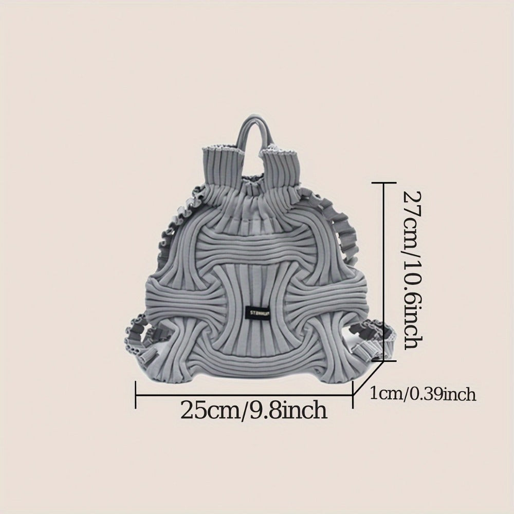 Tote Bag for Women – for Travel & Everyday Use, Knitted Top Handle Korean Aesthetic – detail view 7