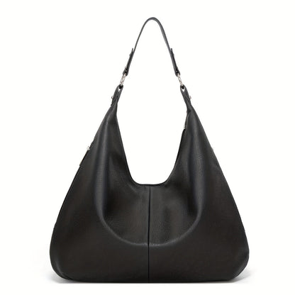 Tote Bag for Women – for Travel & Work, Faux Leather Work Large Zipper – front view - product view 8