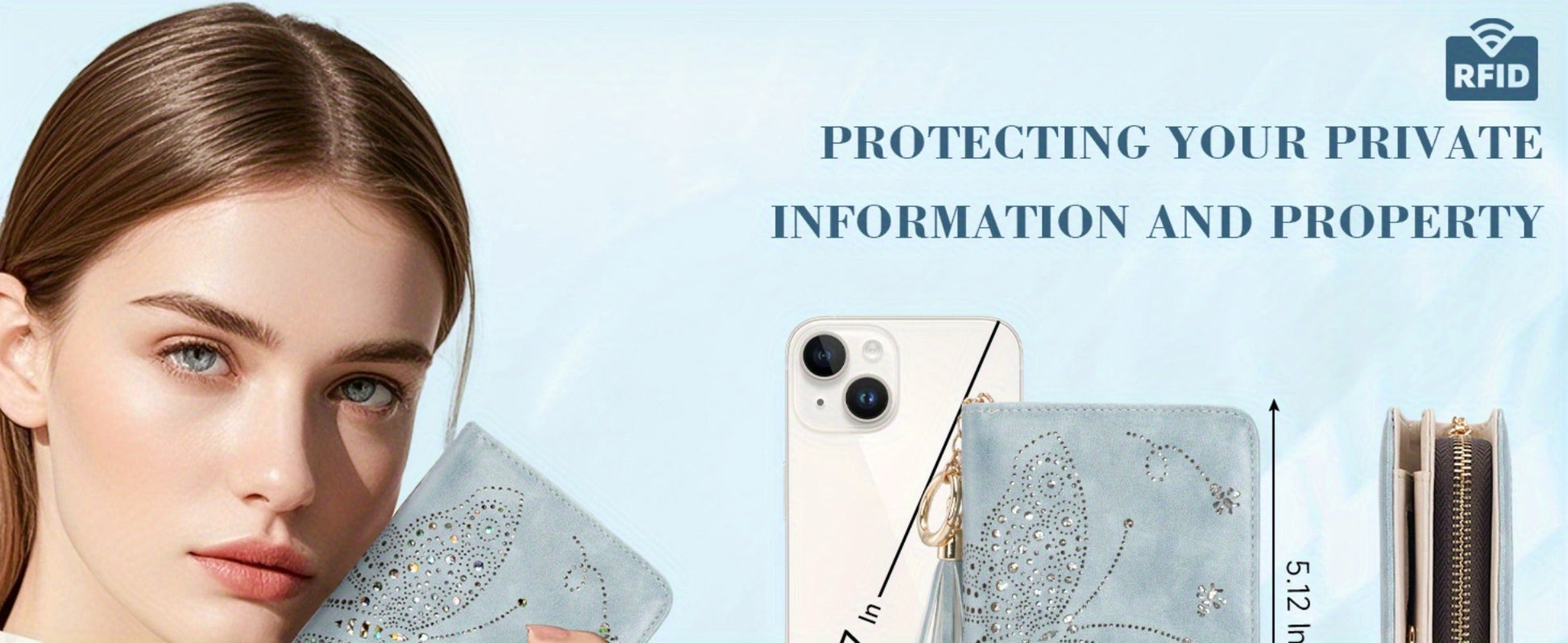 Women's Wallet – RFID Blocking, for Travel – detail view 13