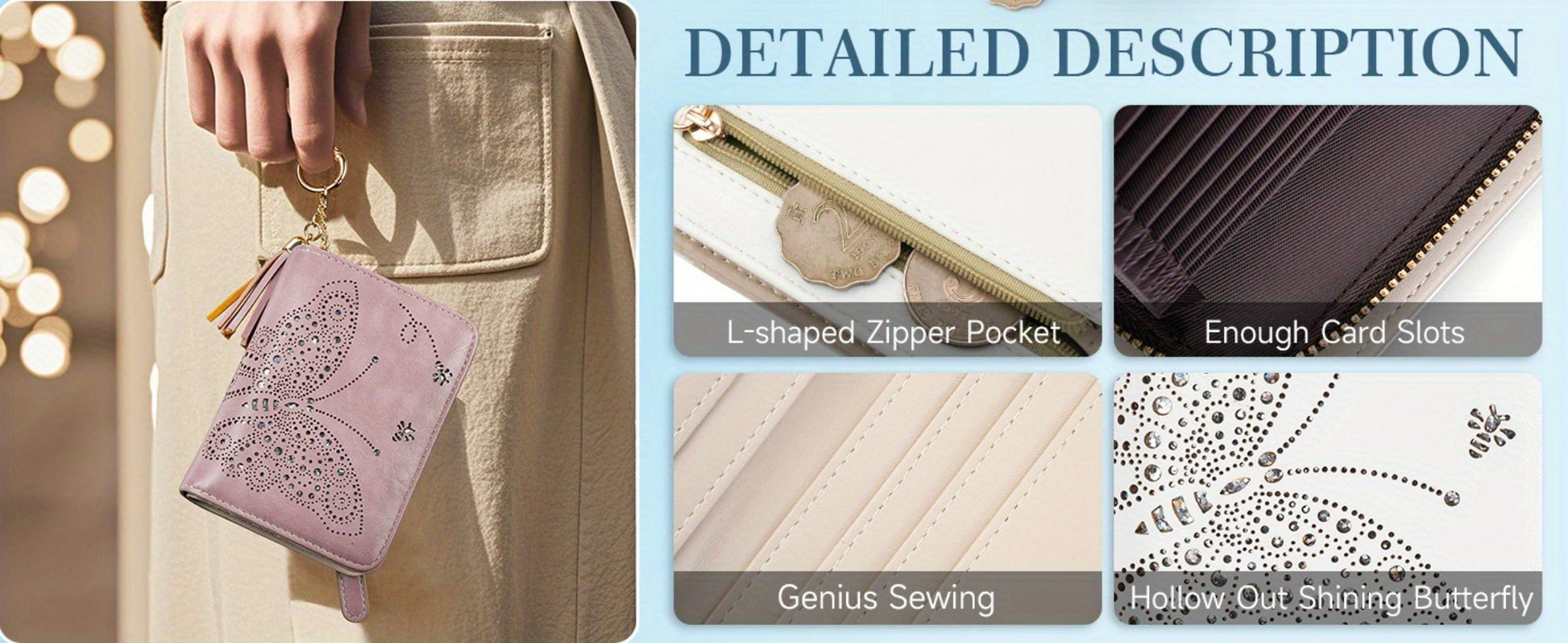 Women's Wallet – RFID Blocking, for Travel – detail view 16