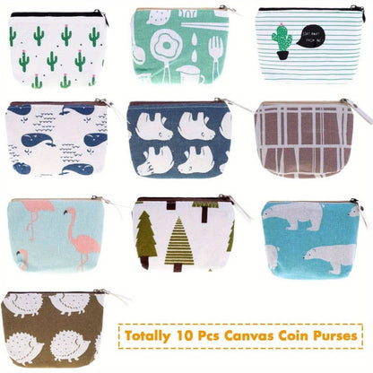 Women's Wallet – 10 Pack, Canvas, Mini – detail view 4