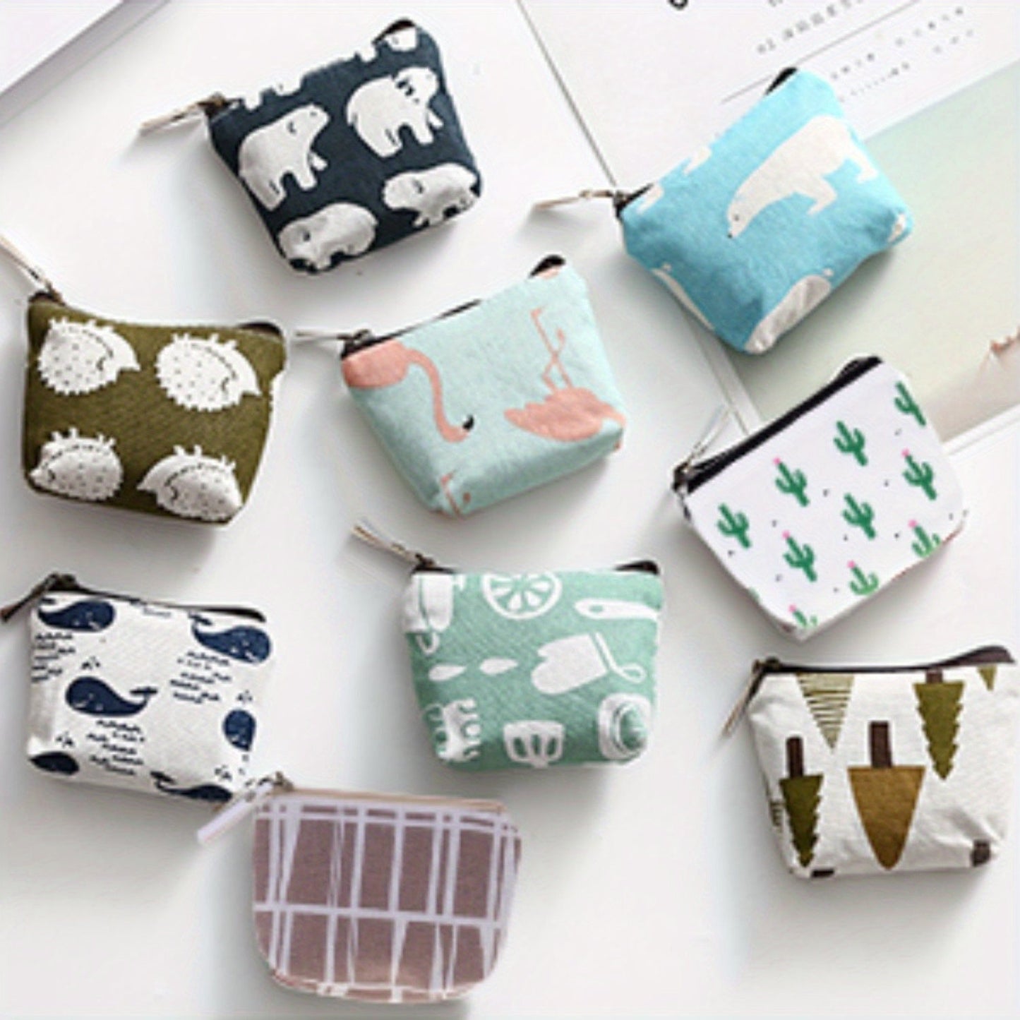 Women's Wallet – 10 Pack, Canvas, Mini – detail view 7