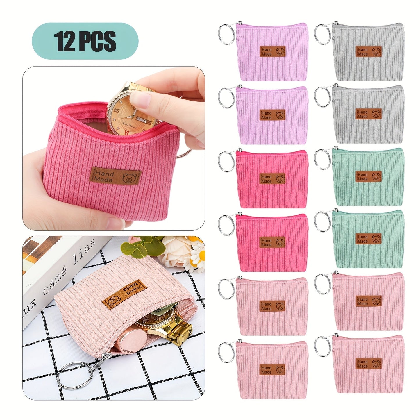 Women's Wallet – 12 Pack, Corduroy – detail view 8