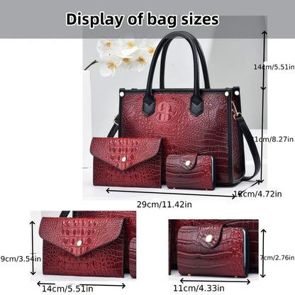 Women's Wallet – 3 Piece, 5 Colors, for Work – alternate view