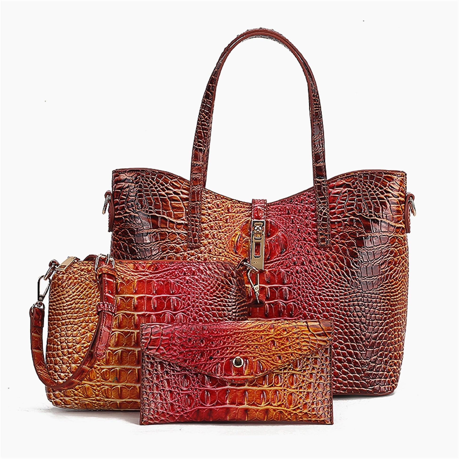 Women's Wallet – 3-Piece, Polyester, Adjustable Strap – front view - product view 18