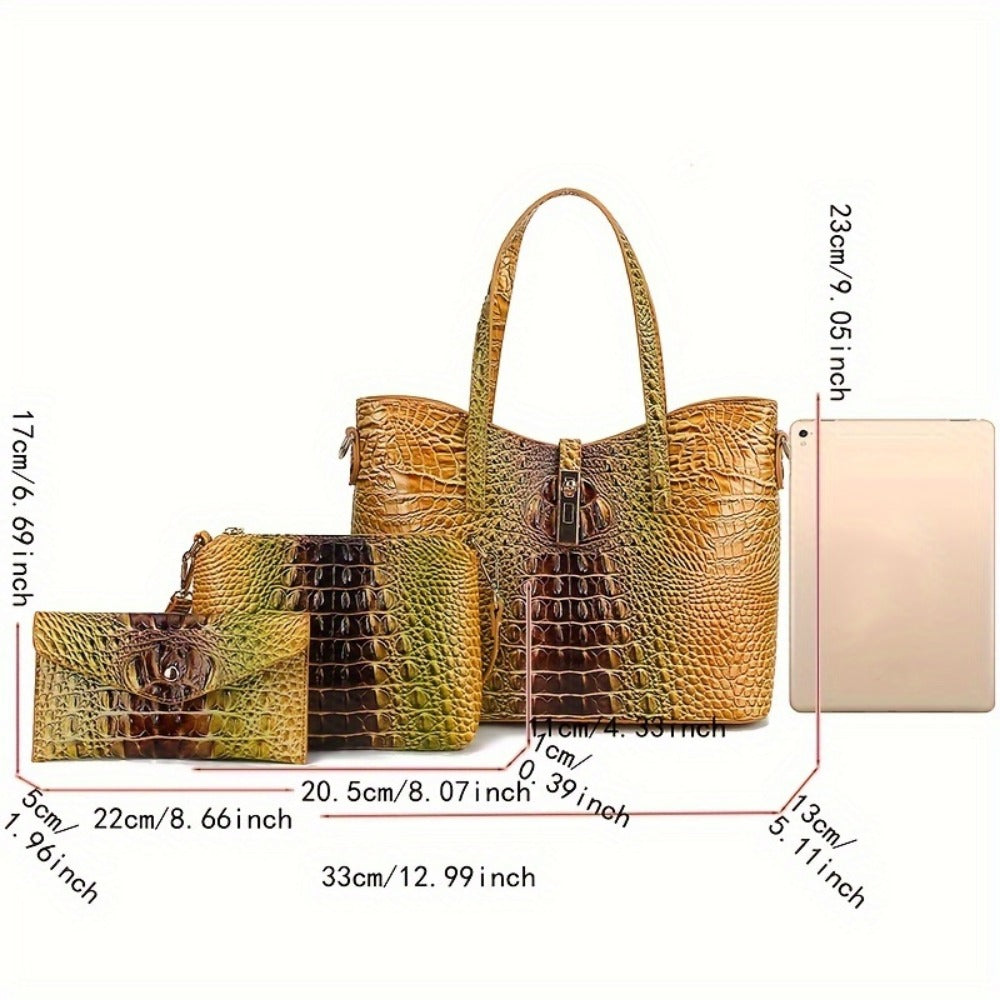 Women's Wallet – 3-Piece, Polyester, Adjustable Strap – detail view 4