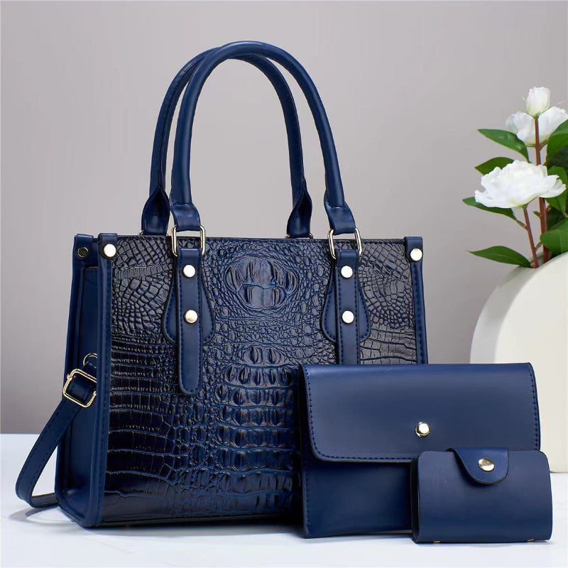 Women's Wallet – 3-Piece, 4 Colors, PU Leather, Large Capacity – front view - product view 19