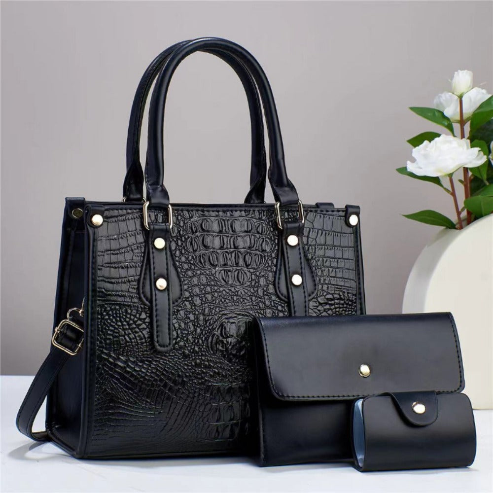 Women's Wallet – 3-Piece, 4 Colors, PU Leather, Large Capacity – detail view 7