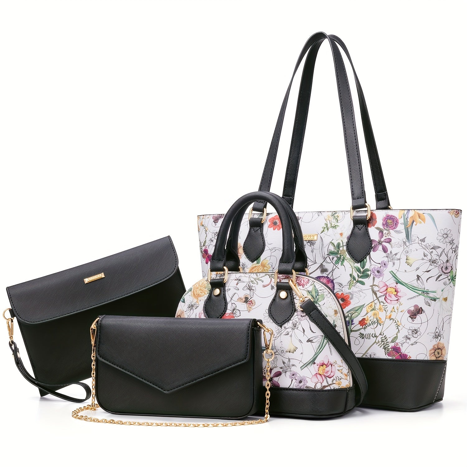 Women's Wallet – 4-Piece, Adjustable Strap – front view - product view 24