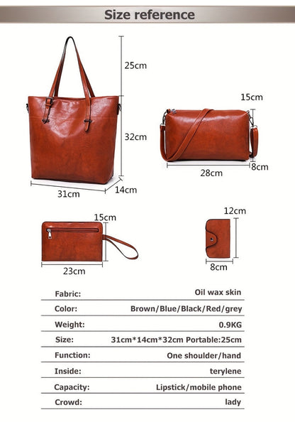 Women's Wallet – 4 Piece, 6 Colors, PU Leather – detail view 19