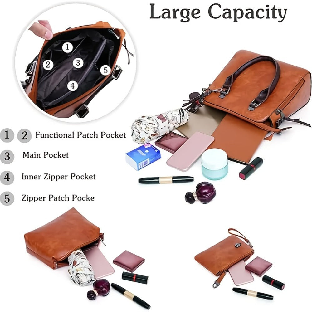 Women's Wallet – 4-Piece, PU Leather, for Travel & Work – detail view 11