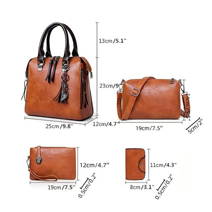 Women's Wallet – 4-Piece, PU Leather, for Travel & Work – detail view 16