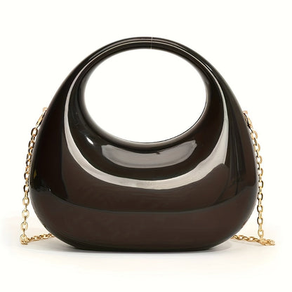Women's Wallet – Acrylic Clutch Ball Shell Shape – detail view 11