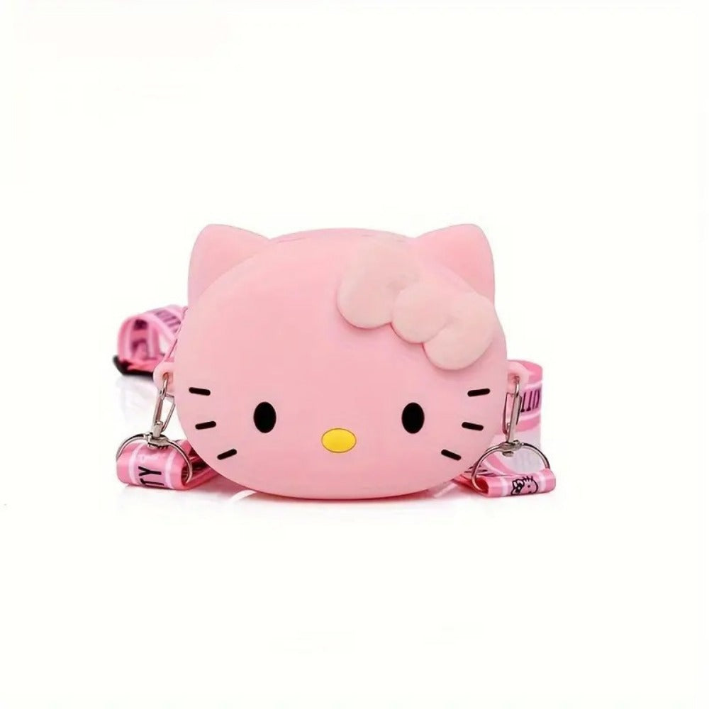Women's Wallet – Adjustable Strap, Cute Kitty Anime Cat Coin – detail view 5