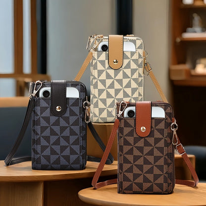 Women's Wallet – 3 Colors, Adjustable Strap, Mini, for Everyday Use – front view