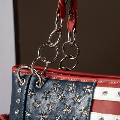 Women's Wallet – American Flag Set Patriotic Stars – detail view 9