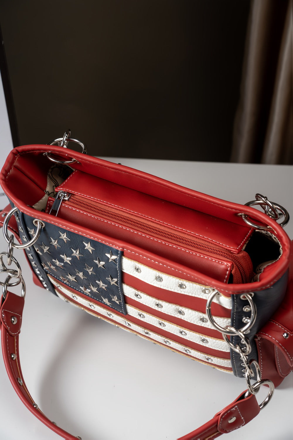 Women's Wallet – American Flag Set Patriotic Stars – detail view 14