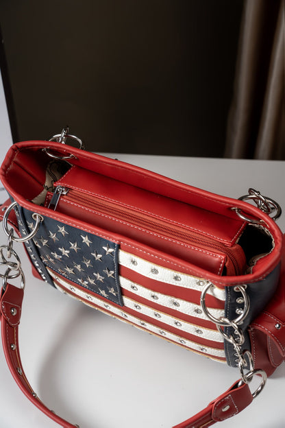 Women's Wallet – American Flag Set Patriotic Stars – detail view 14