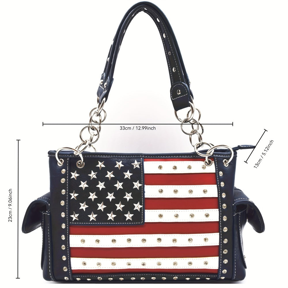 Women's Wallet – American Flag Set Patriotic Stars – detail view 3