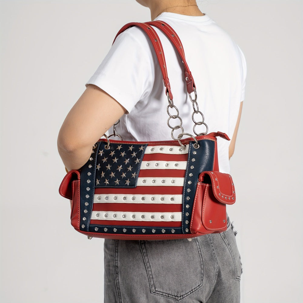 Women's Wallet – American Flag Set Patriotic Stars – detail view 6