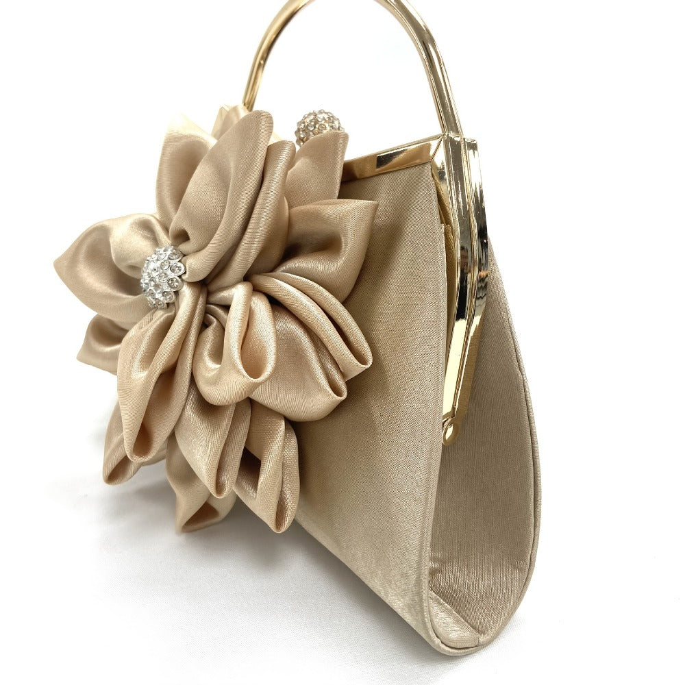 Women's Wallet – Beaded Flower Evening Vintage Clutch – detail view 14
