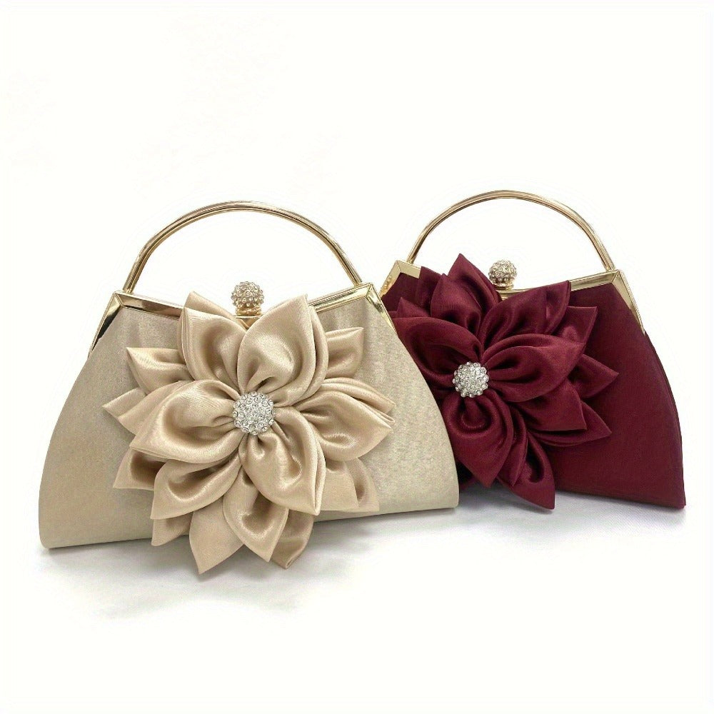 Women's Wallet – Beaded Flower Evening Vintage Clutch – detail view 16