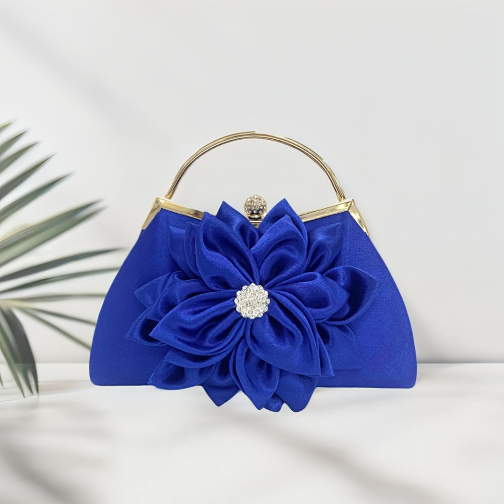 Women's Wallet – Beaded Flower Evening Vintage Clutch – detail view 17