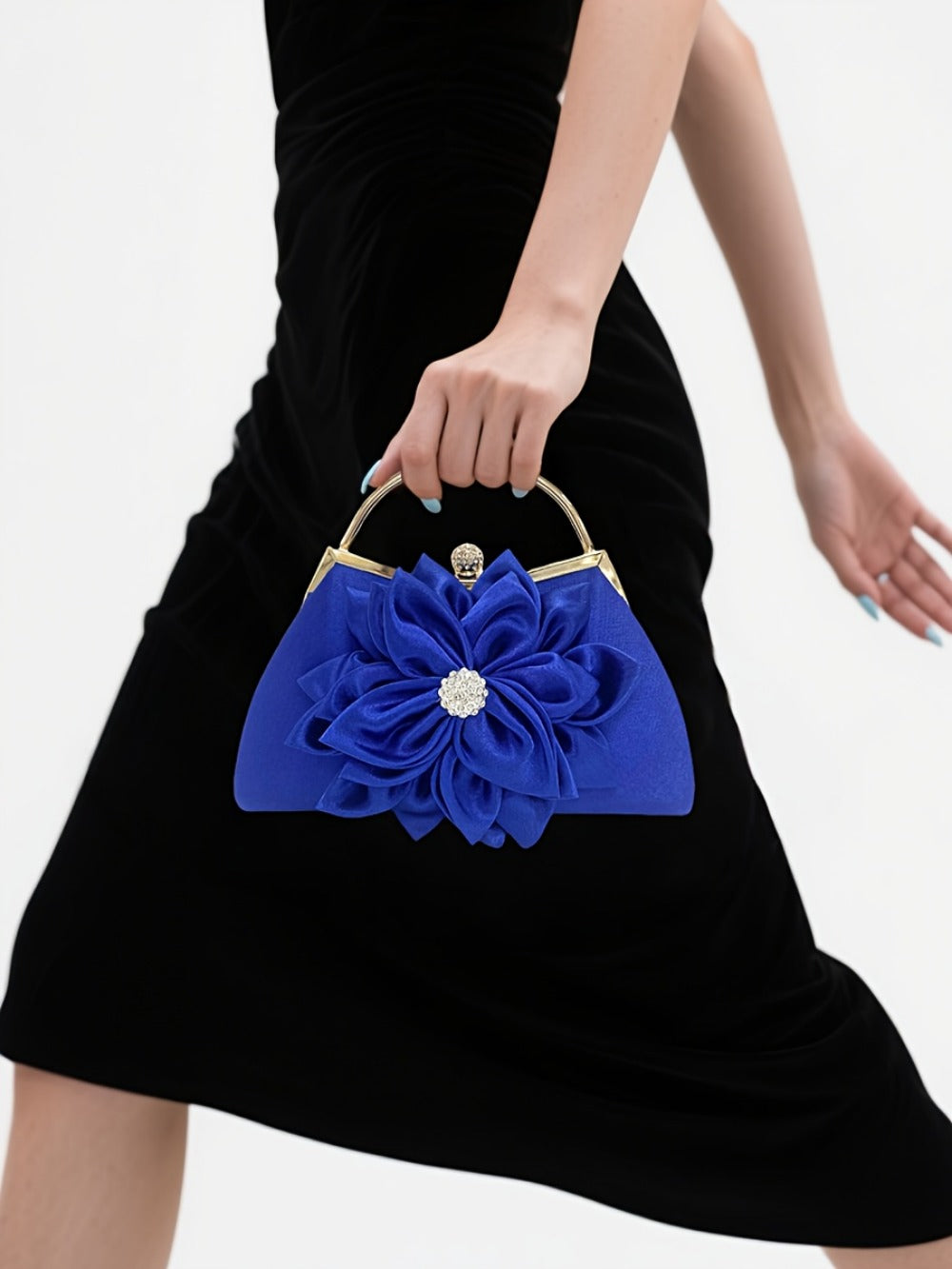 Women's Wallet – Beaded Flower Evening Vintage Clutch – detail view 20